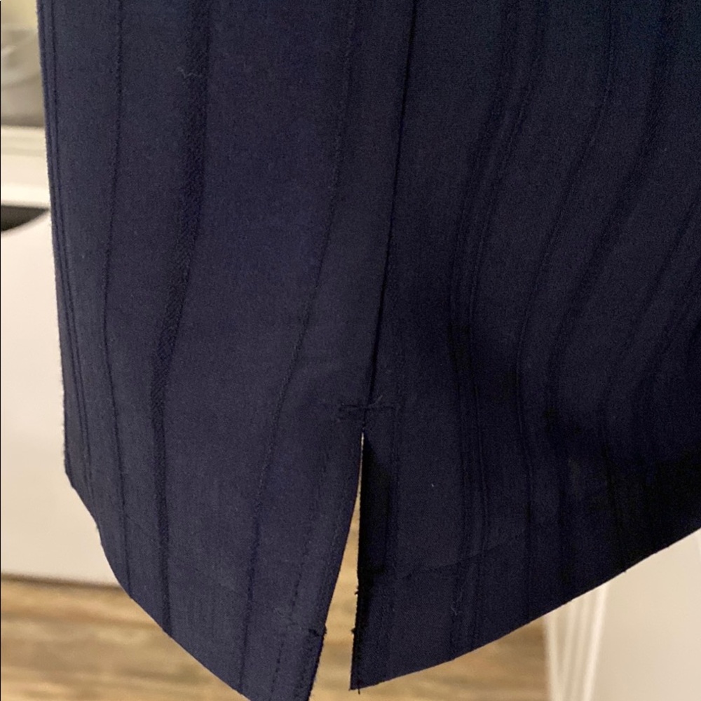 Axist Dark Navy Casual Button Down Shirt Short Sleeve - Picture 3 of 4